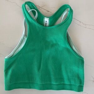 Altard State Revival 2 Toned Green Tank/Sport Bra, Med